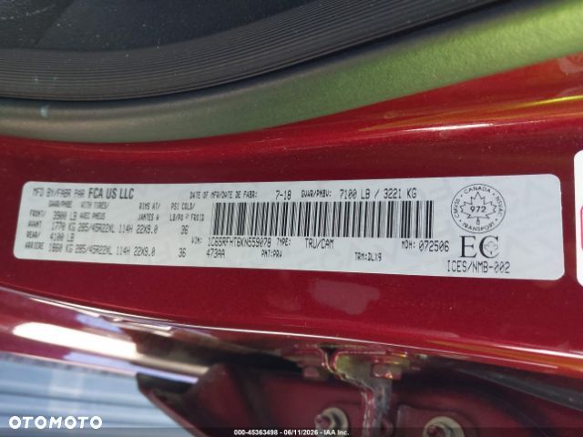 RAM 1500 5.7 Crew Cab Shortbed Limited Chrome - 18