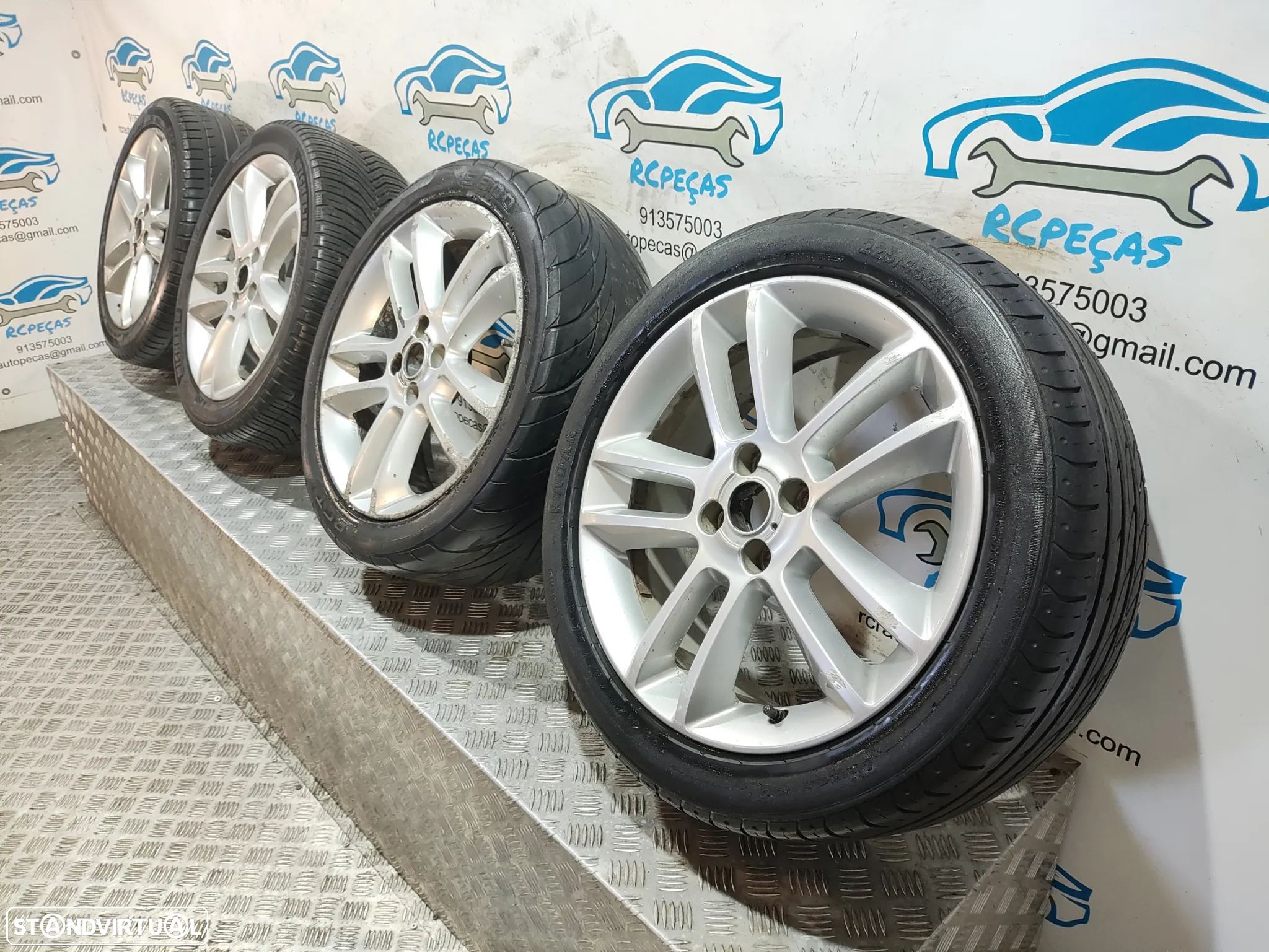 Conjunto Jantes 17 Ronal Originais Opel Corsa D S07 7J ET44 4x100 - 3