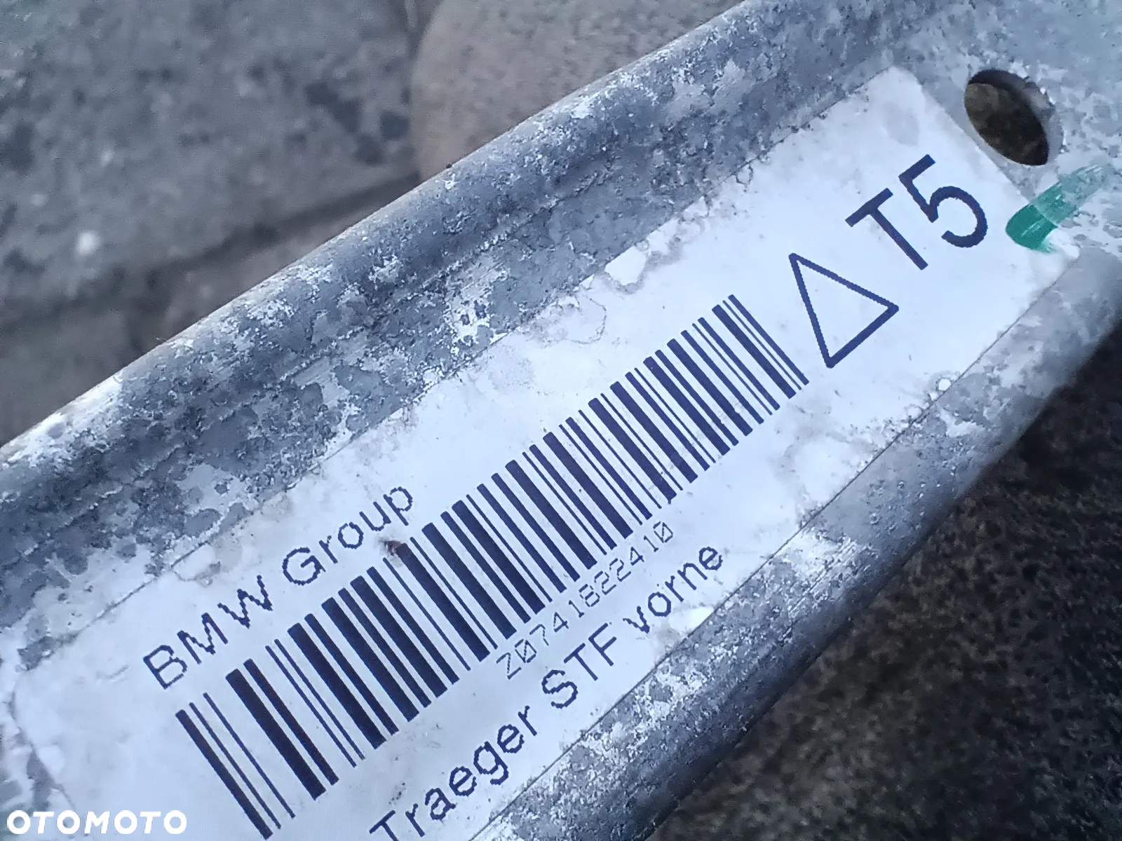 bmw 5 g30 g31 belka zderzaka przod przednia dolna 741822410 7418224 - 7