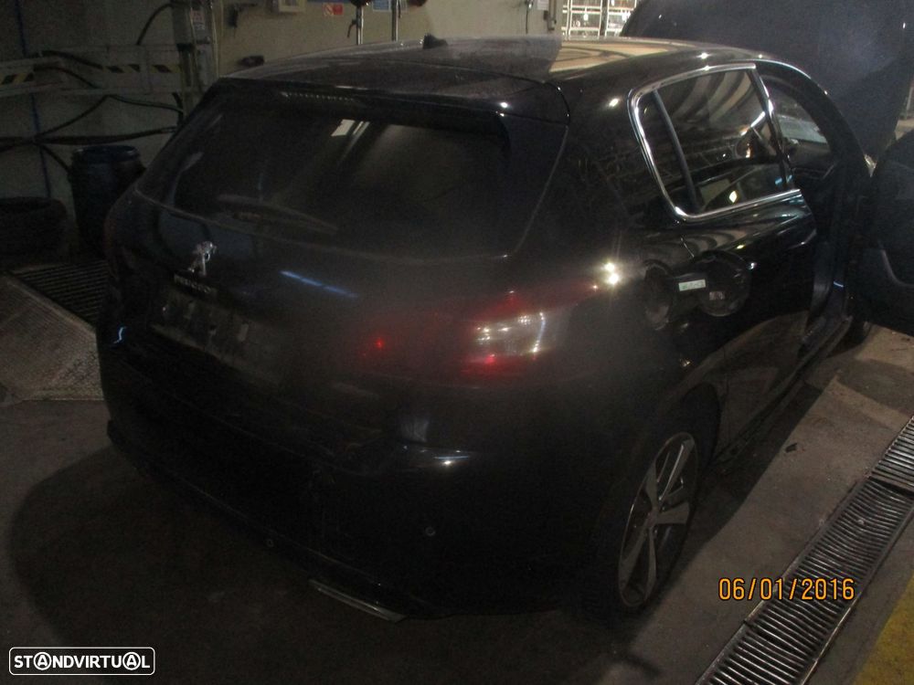 Carro MOT: EB2DTS HNY CXZVEL:  MC6 PEUGEOT 308 2 2015 1.2 PURETECH 131CV 5P PRETO GASOLINA - 9