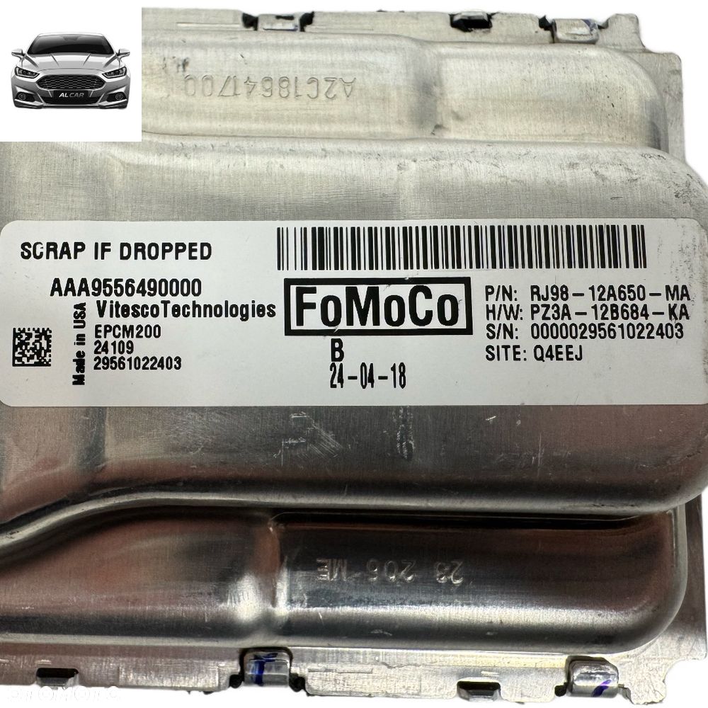 STEROWNIK SILNIKA FORD MUSTANG MACH-E PJ98-12A650-MA - 3