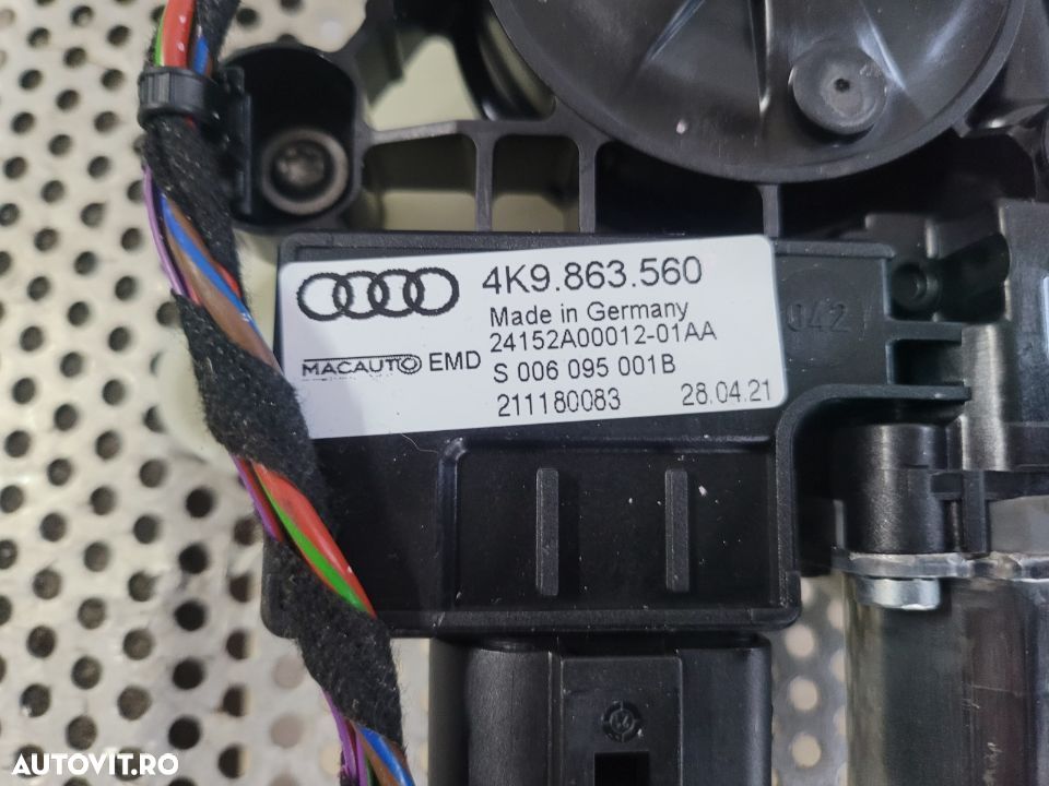 Motoras Macara Trapa Completa Audi S6 A6 Allroad 4K C8 Avant Combi Dupa 2018 Original 4K9863560 - 4