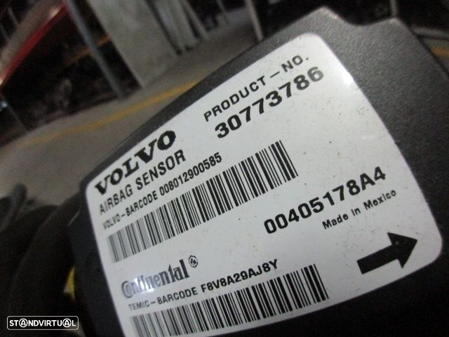 Kit Airbags 39889251 8623351 8623349 30773786 6061062L0D 6061062R0D 30737138 VOLVO C30 FASE 1 2009 2.4D 180CV 3P CINZA PRETO - 11