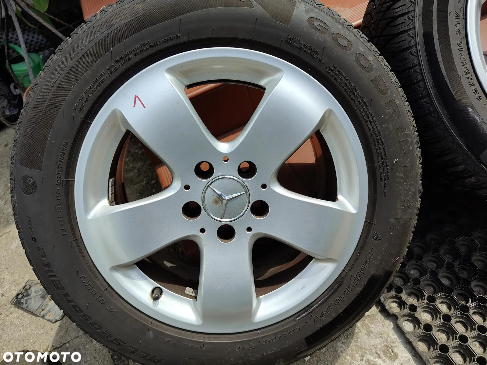 MERCEDES W211 VITO FELGI Aluminiowe Koła 16 5X112 +opony zimowe z 2023 roku - 23
