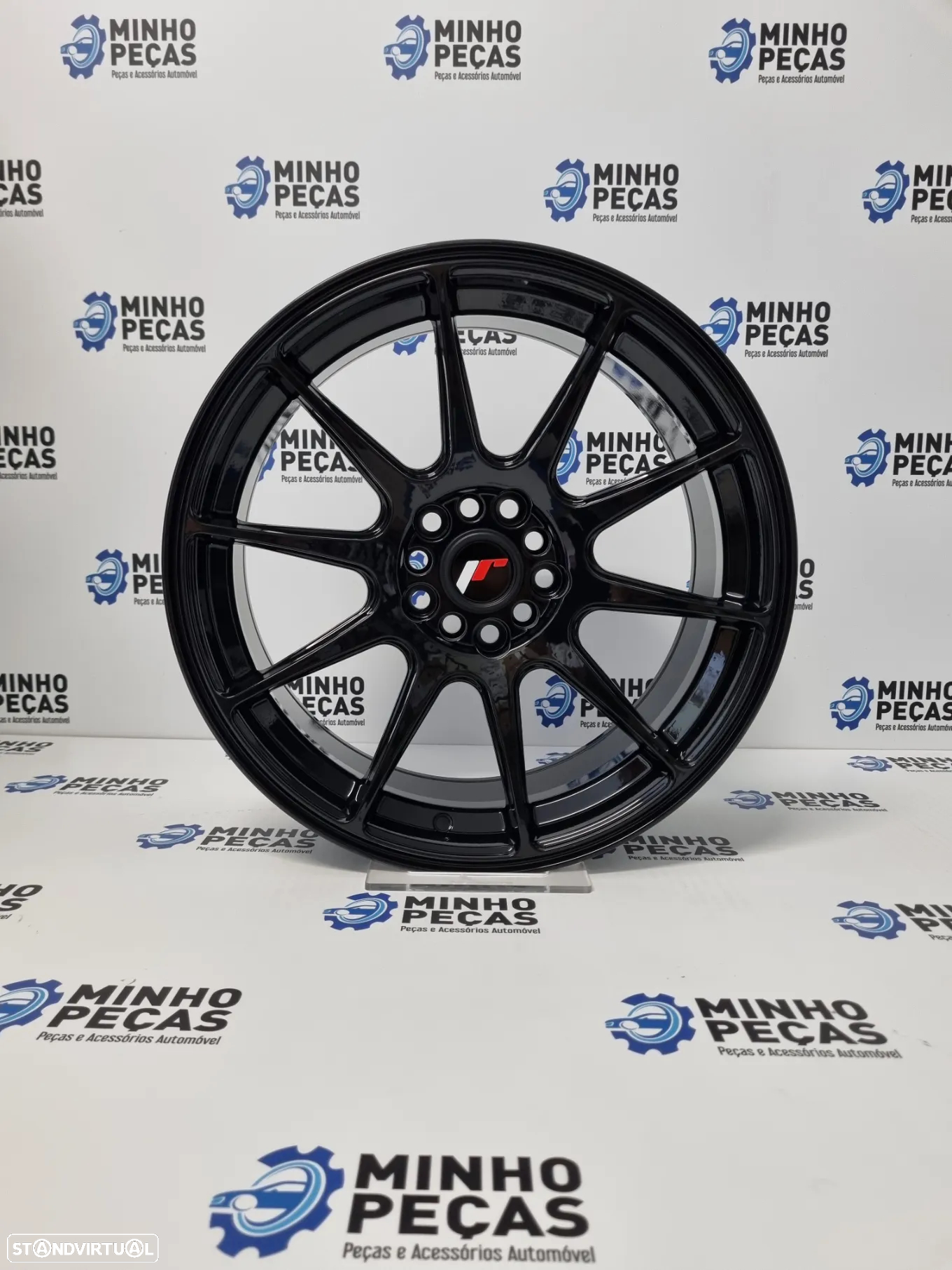 Jantes Japan Racing (JR11) em 17 Preto Brilho (5X100 | 5X108) - 8