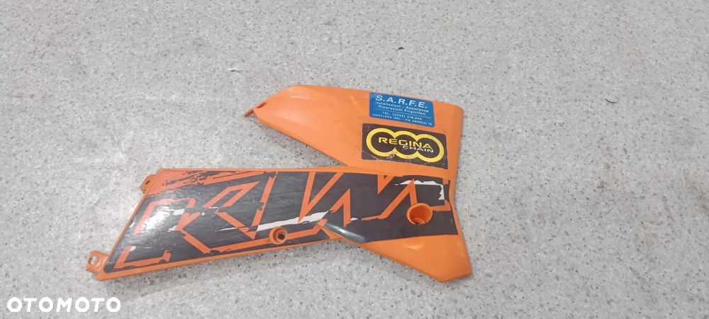 boki osłona chłodnicy + błotnik nadkole przednie KTM SX/EXC 250 (nr1146) - 9
