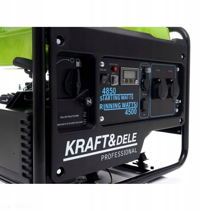 AGREGAT PRĄDOTWÓRCZY INWERTOROWY 4,5kW / 4,85kW BENZYNA KRAFTDELE KD688 - 12