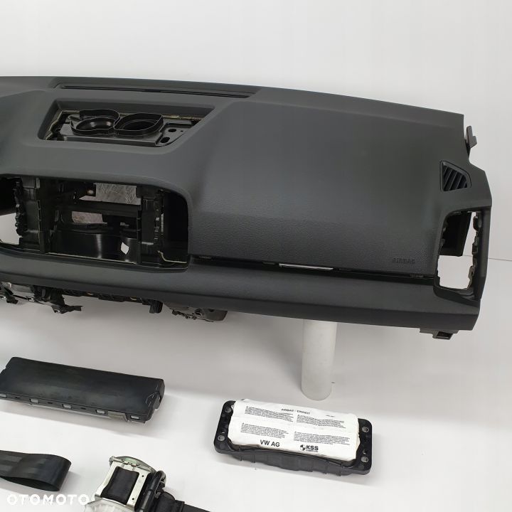 SKODA KAROQ DESKA ROZDZIELCZA KONSOLA KOKPIT PULPIT PODUSZKI AIRBAG AIR BAG PASY KIT SET - 4