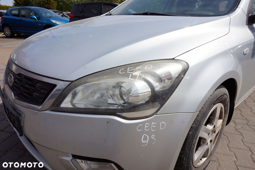 MASKA ZDERZAK BŁOTNIKI LAMPY CEED I LIFT 9S  KIA 2009-2012 SREBRNY PRZÓD KOMPLETNY - 17