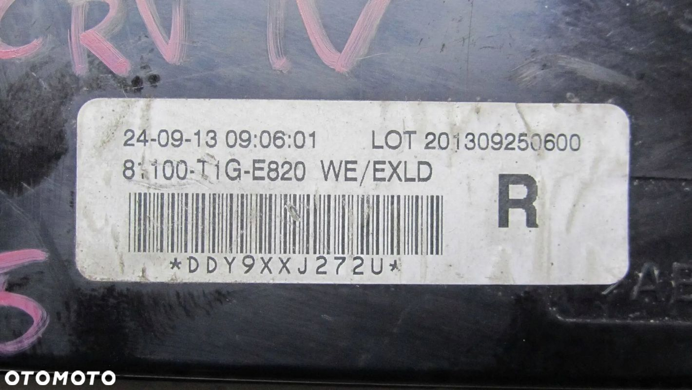 HONDA CR-V IV MODUŁ STEROWNIK 81100-T1G-E820 - 5