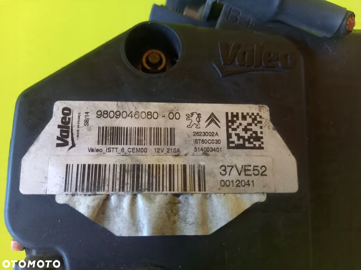 ALTERNATOR 2.0 BLUE HDI START STOP 9809046080 CITROEN C4 PICASSO II 14R - 4