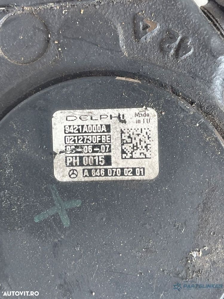 Pompa inalta presiune  MERCEDES-BENZ C-CLASS W204 2007 - 2014 2.2CDI A6460700201 - 2