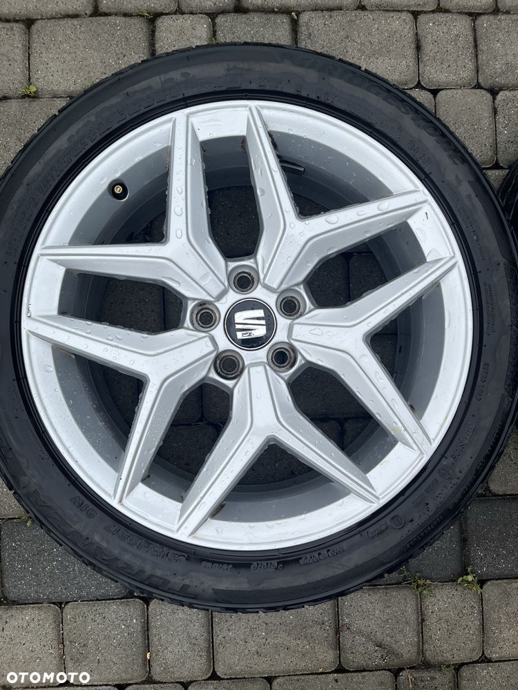 Alufelgi 5x100 17 cali Seat Ibiza Leon Cordoba Skoda Kamiq 215/45/17 - 2