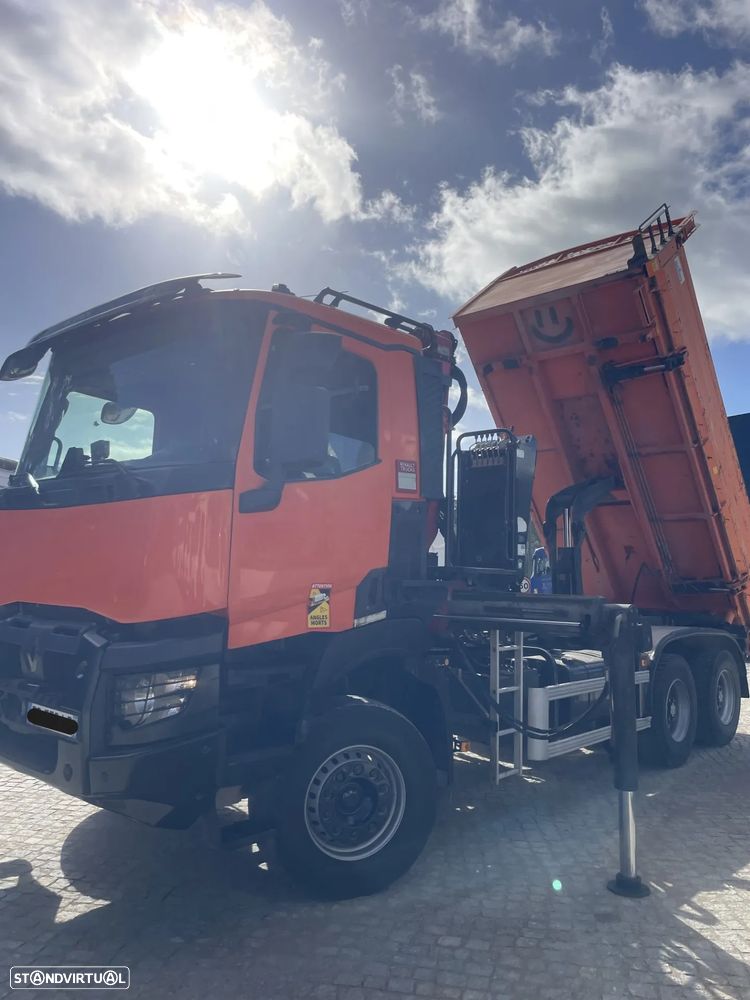 Renault K 430 - 6x4 - Basculante C/ Grua - 2014 - 3