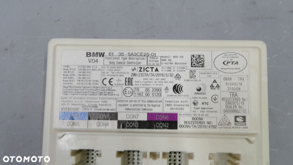 bmw g20 g21 g22 zestaw komputer sterownik b48b20b dde bdc klucz 258 km - 6