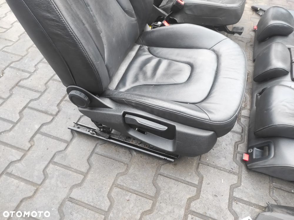 AUDI A4 B8 SEDAN FOTELE SKÓRZANE SKÓRA PODGRZEWANE KOMPLET WYSYŁKA !!!! - 11