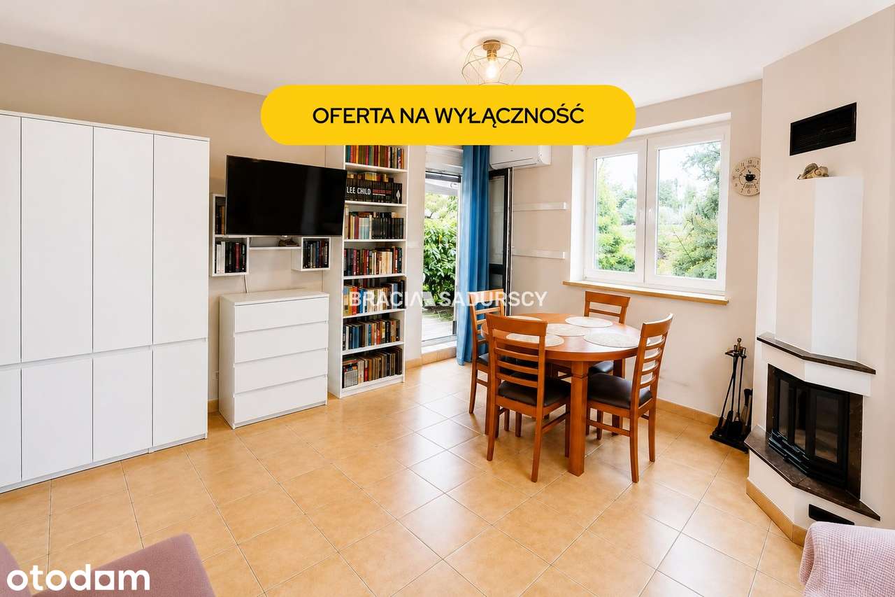 3 pokoje z ogrodem 130 m² i kominkiem