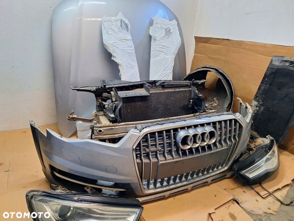 audi a6 c7 4g allroad 2011- maska zderzak przod chlodnice kompletny przod - 1