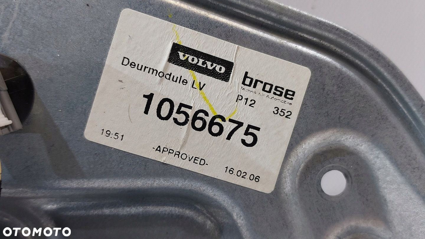 MECHANIZM SZYBY PRZÓD LEWY VOLVO V50 - 3