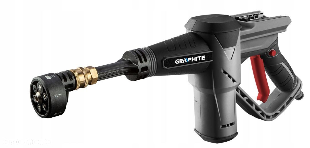 GRAPHITE MYJKA CIŚNIENIOWA AKUMULATOROWA 18V 24 bar DYSZA LANCA PIANOWNICA - 5