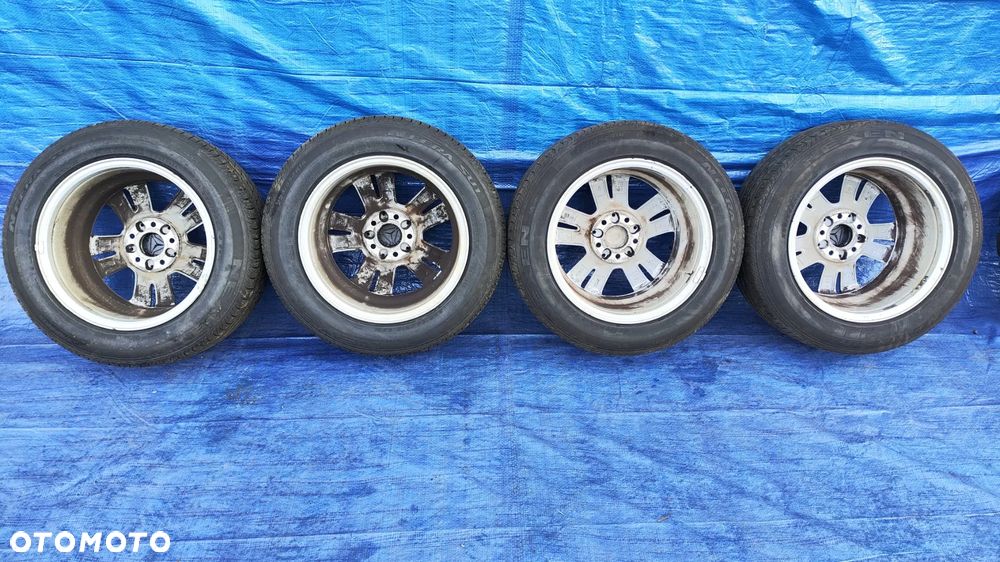 KOŁA FELGI ALUMINIOWE ALUFELGI 8Jx16 ET46 A2124010202 OPONY LETNIE NEXEN NFERA SU1 225/55R16 225 55 16 MERCEDES W212 W207 - 21