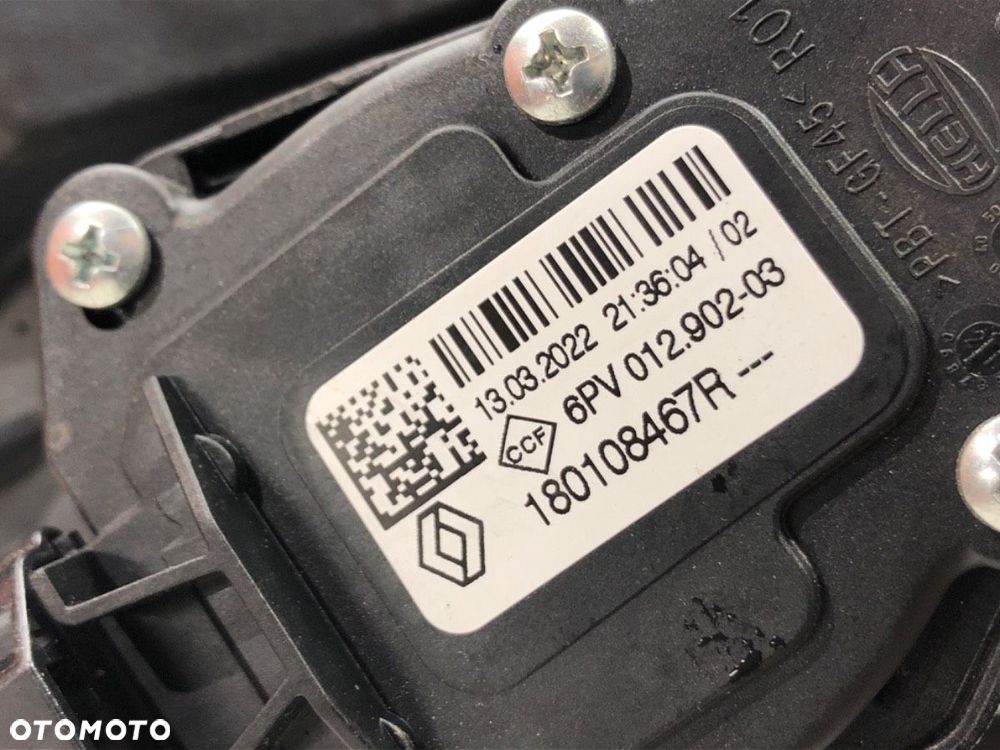 PEDAŁY MANUAL  DACIA DUSTER (HM_) 2017 - 2022 1.5 dCi 115 (HMAD) 85 kW [116 KM] olej napędowy 2017 - 3