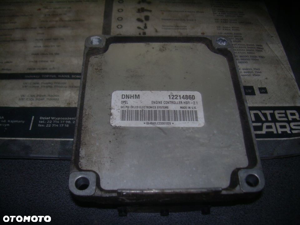 OPEL STEROWNIK KOMPUTER 12214860