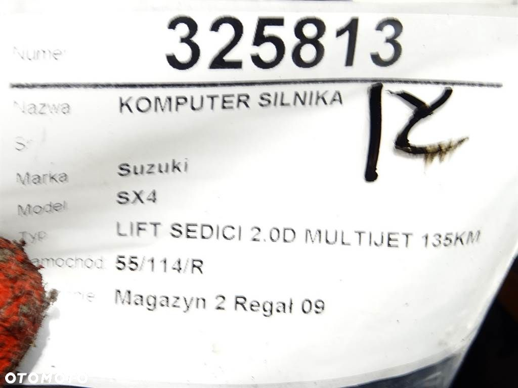 KOMPUTER SILNIKA - 404.00 PLN - SUZUKI SX4 (EY, GY) 2006 - 2022 2.0 DDiS (RW 420D) 99 kW [135 KM] - 7