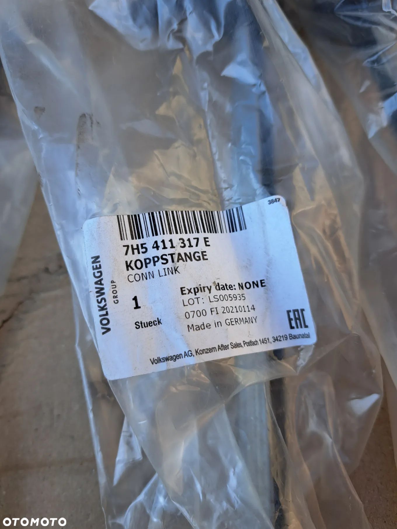 łącznik Drążka stabilizatora przód VW T5 T6 7H5411317E - 2