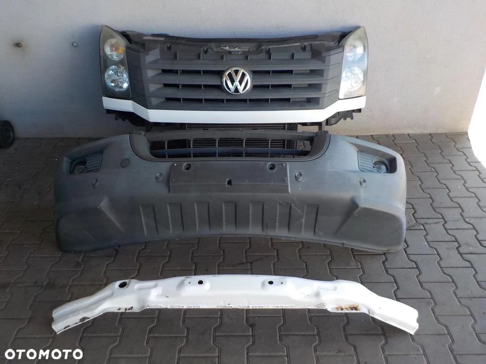 VW CRAFTER 2.0 TDI LIFT PAS PRZEDNI ZDERZAK KOMPLETNY PRZÓD CHŁODNICE GRILL LAMPY PDC - 1