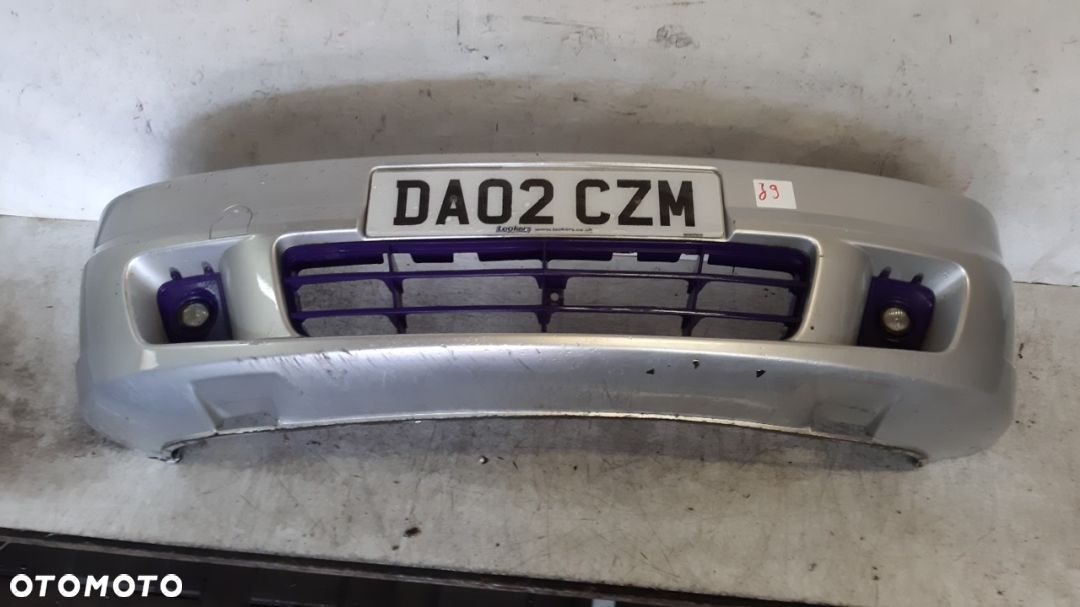 ) ZDERZAK PRZÓD PRZEDNI OPEL ZAFIRA I 1 A OPC SPORT TUNING Z157 SREBRNY HALOGENY - 1