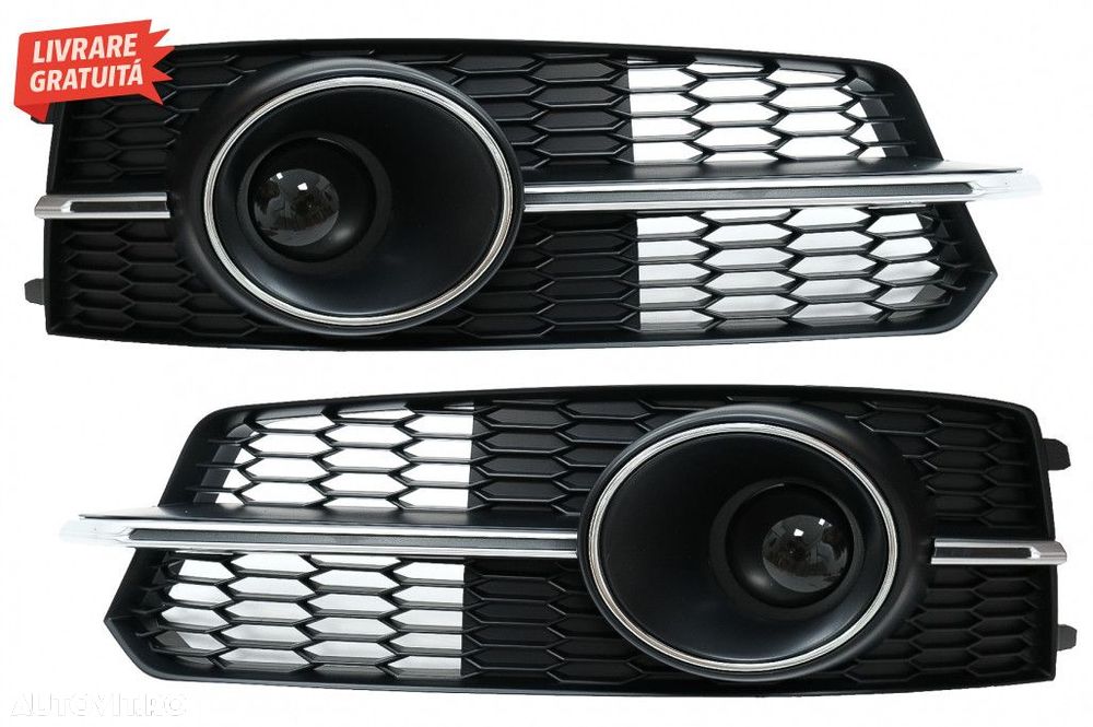 Grile Laterale Audi A6 C7 4G S Line Facelift (2015-2018) Crom - 1