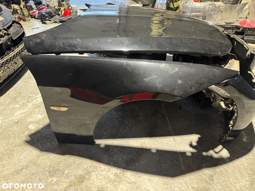 PRZÓD KOMPLETNY ZDERZAK MASKA PAS REFLEKTOR BMW E90 E91 LIFT BLACK SAPPHIRE - 5