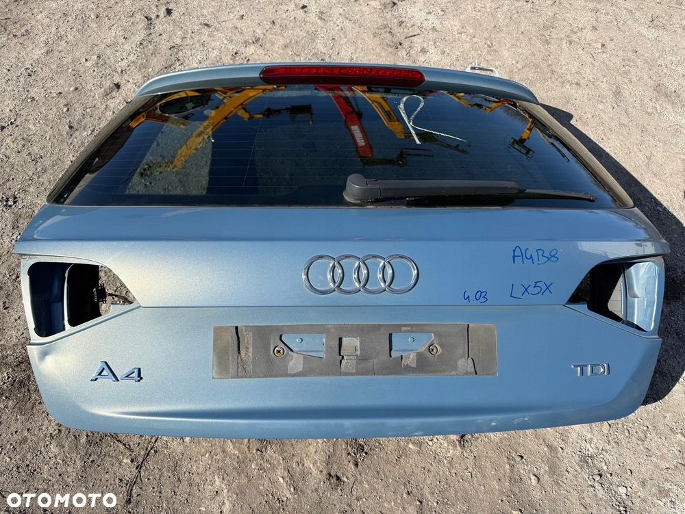 audi a4 b8 kombi avant klapa tył pokrywa bagażnika lx5x - 2