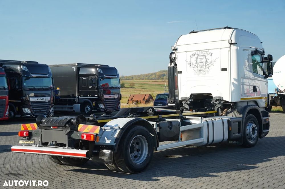 Scania R 360 / 4x2 / SISTEM CÂRLIG (HOOKLIFT) / HIAB XP20S51 / CAPACITATE MAXIMĂ: 20 T / CUTIE MANUALĂ / - 12