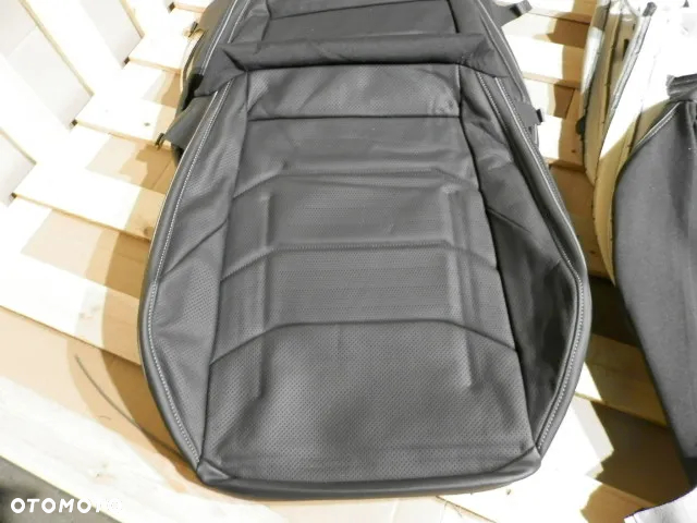 FOTEL FOTELE SIEDZISKO OPARCIE PRAWE LEWE POSZYCIE TAPICERKA SKORA PERFOROWANA TITANSCHWARZ QZB VOLKSWAGEN ARTEON 3G8 ORYGINAŁ - 12