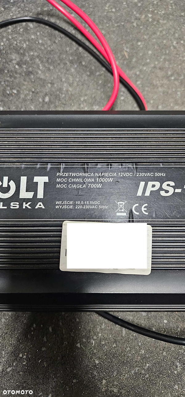 Przetwornica napięcia VOLT IPS-1000 12V moc ciągła 700W do kamper BUS
