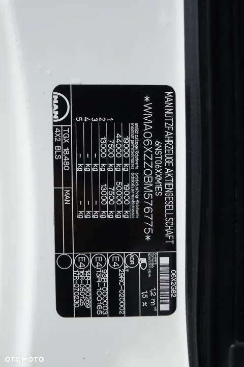 MAN TGX 18.480 4X2 BLS / XLX / STANDARD / EURO 5 / AUTOMAT / RETARDER / HYDRAULIKA - 34