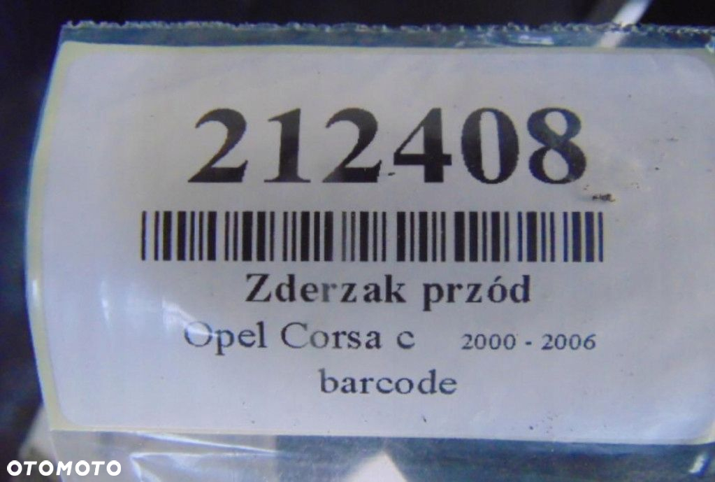 OPEL CORSA C LIFT ZDERZAK PRZÓD KOD LAKIERU Z20N DO MALOWANIA - 7