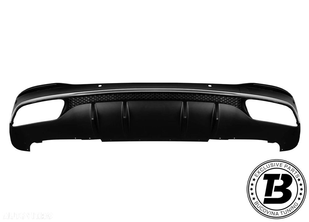 Difuzor Bara Spate cu Ornamente compatibil cu Mercedes GLS X167 GLS 63 Design - 2