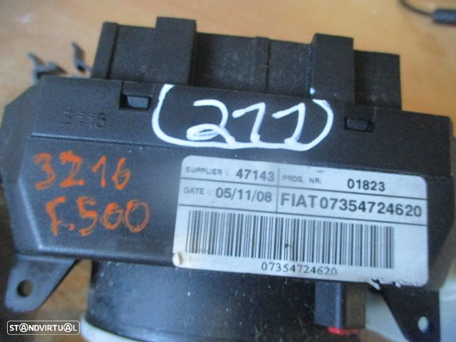 Comutador Luzes Fita Airbag 07354724620 FIAT 500 2009 1.2 70CV 3P BRANCO FIAT 500 2 FASE 1 2009 1.3JTD 75CV 3P BRANCO - 2
