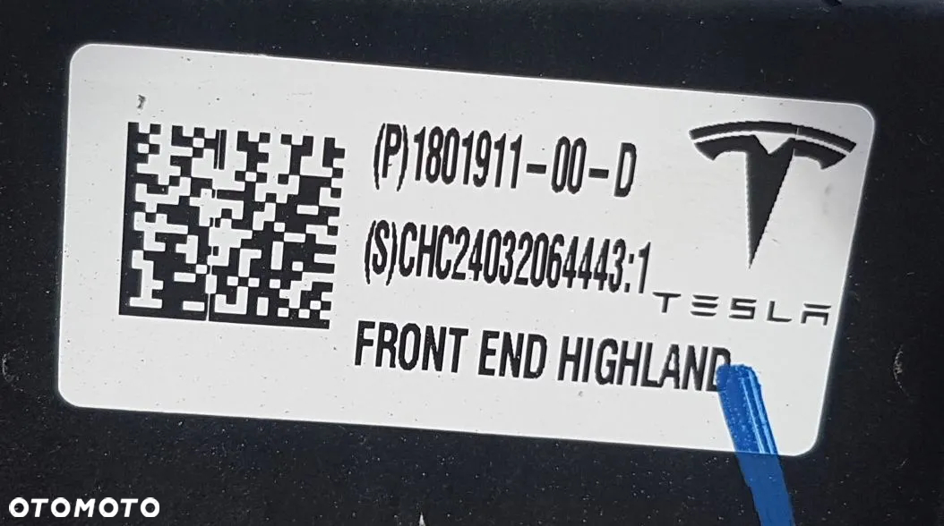 TESLA MODEL 3 HIGHLAND 23- WZMOCNIENIE PRZEDNIE PAS PRZEDNI - 6