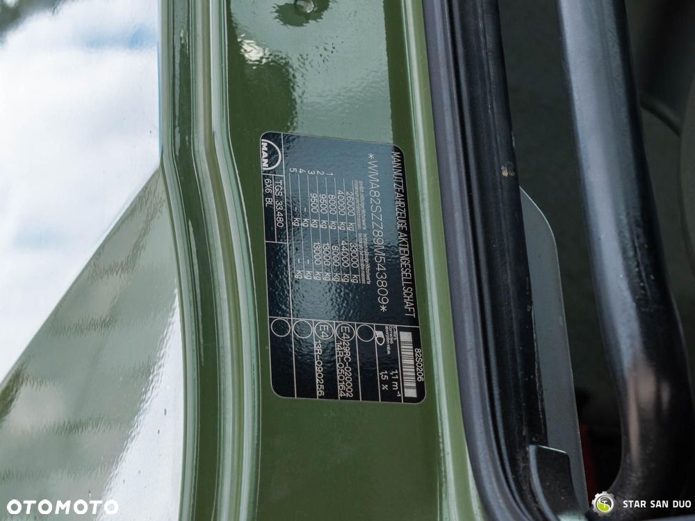 MAN TGS 35.480 6x6 PALFINGER PK 20002 HDS Chwytak Kosz Wywrotka - 26