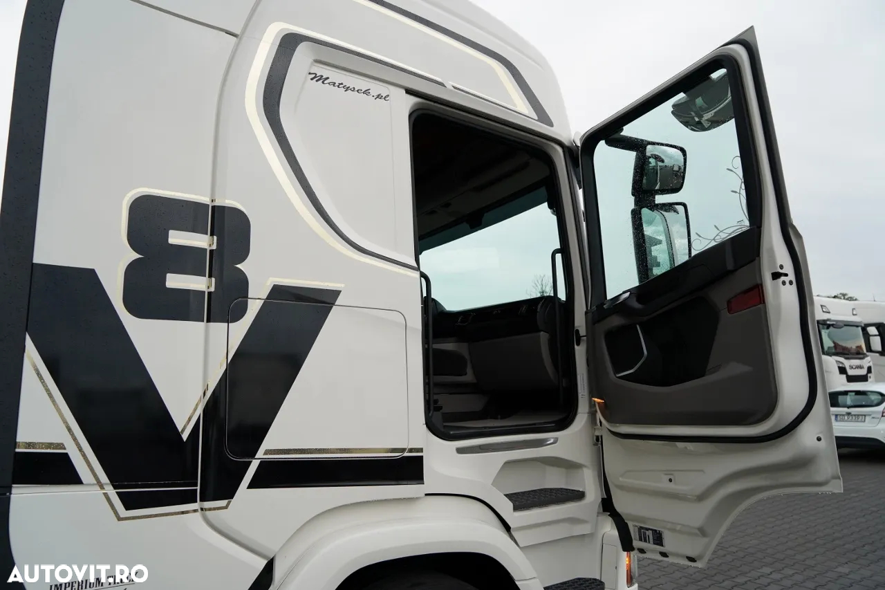 Scania R 520 / V8 / SISTEM HIDRAULIC / RETARDER / RĂCIRE ​​I-PARK / FULL AIRMATIC / ANVELOPE 100% / CONTRACT POST-SERVICE / IMPORTAT - 37