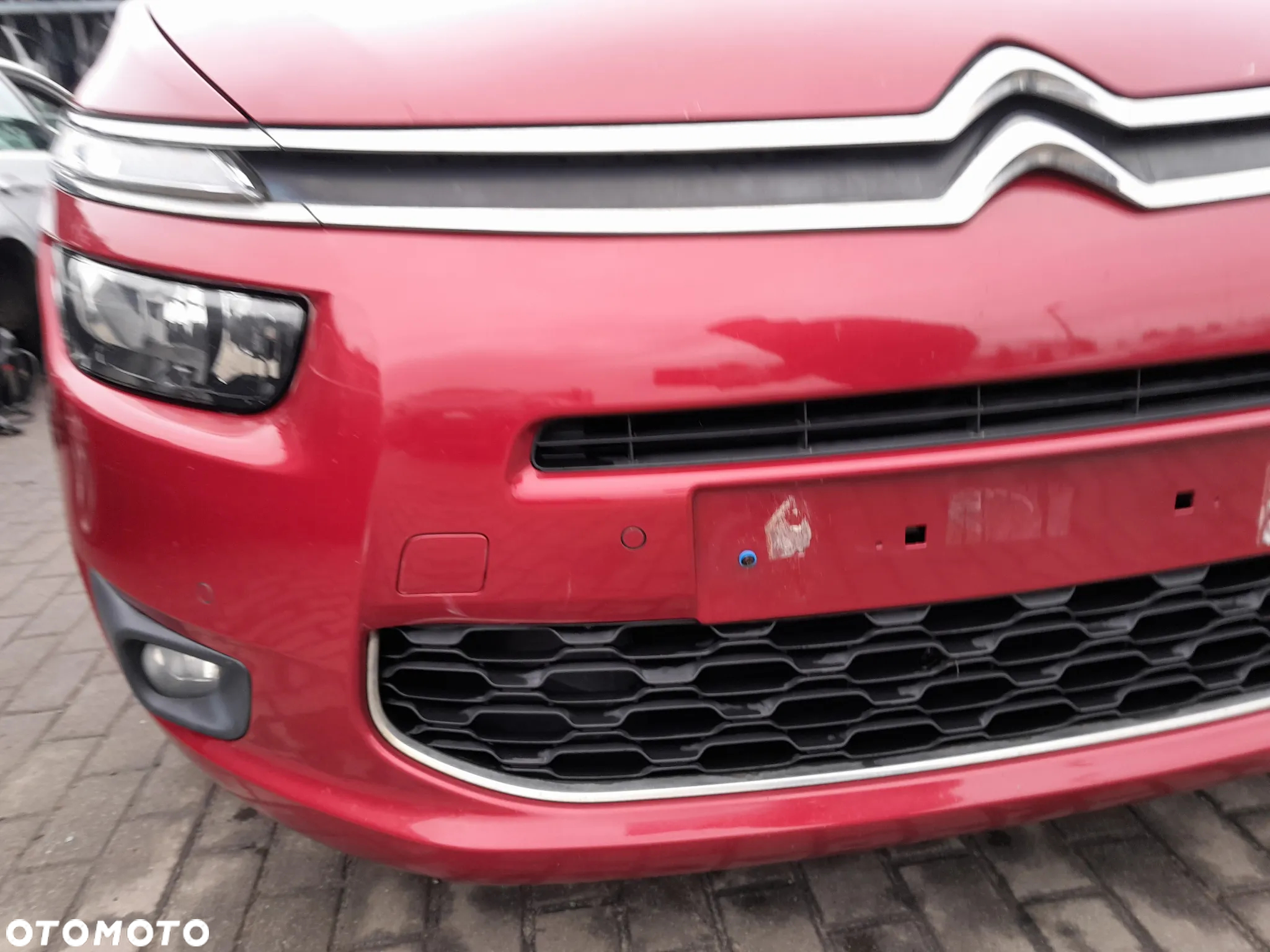 CITROEN C4 GRAND PICASSO II ZDERZAK PRZEDNI PRZÓD PDC PARKTRONIC KOLOR: EPYD - 6