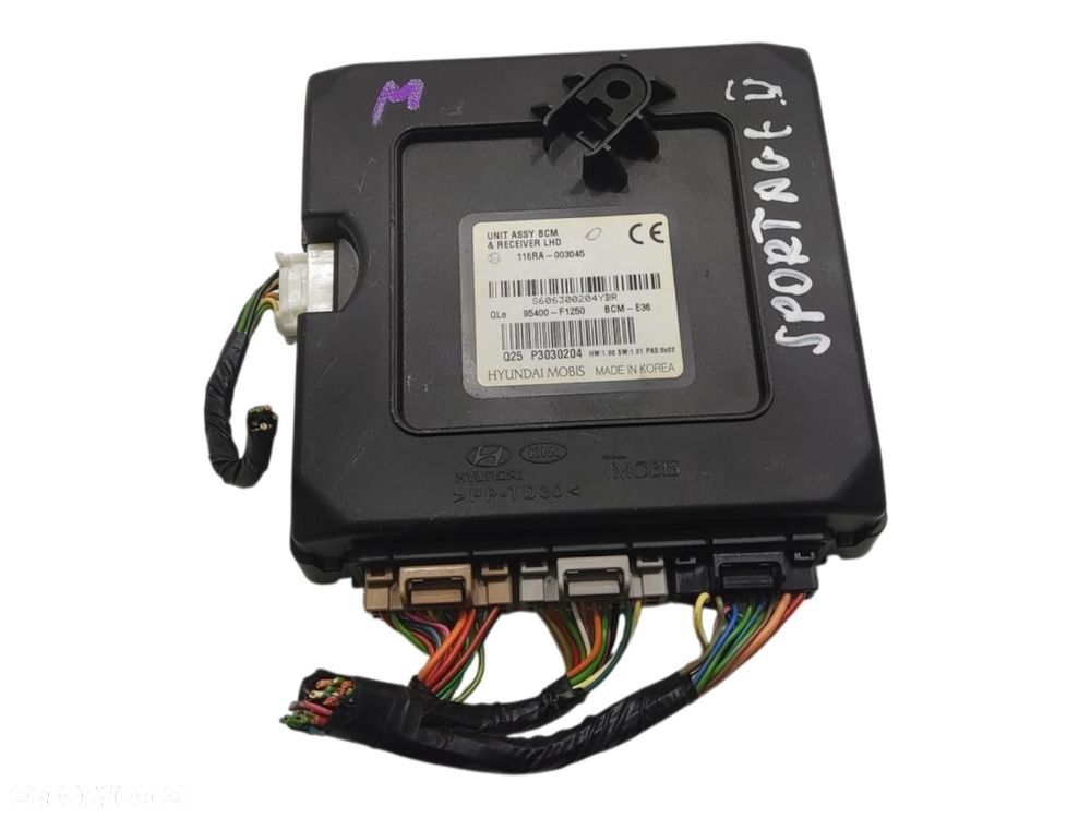 MODUŁ STEROWNIK BCM KIA SPORTAGE IV 2016-2021 95400-F1250 - 1