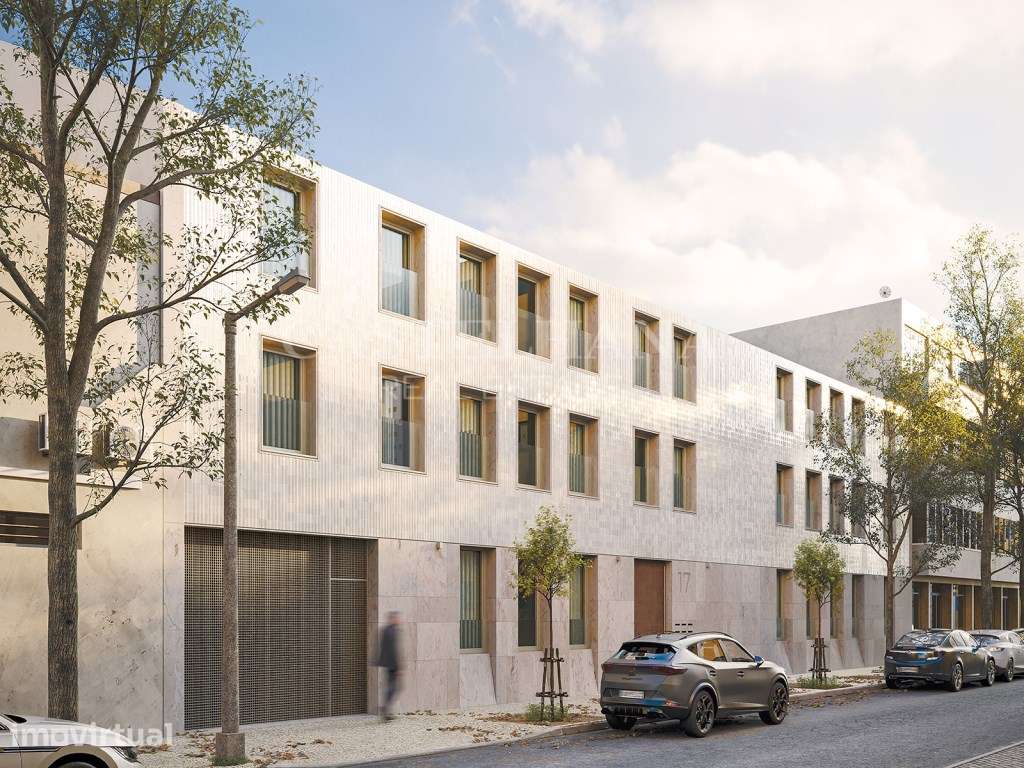 Apartamento T3 duplex com varanda em novo empreendimento em Alvalade - Grande imagem: 5/32