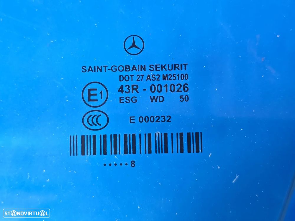 Vidro da porta frente esquerda original para mercedes w219 Cls  Coupe  2004- - 5