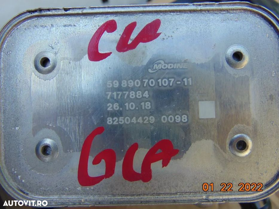 Carcasa filtru ulei termoflot Mercedes 1.6 benzina CLA W117 W156 x156 - 3