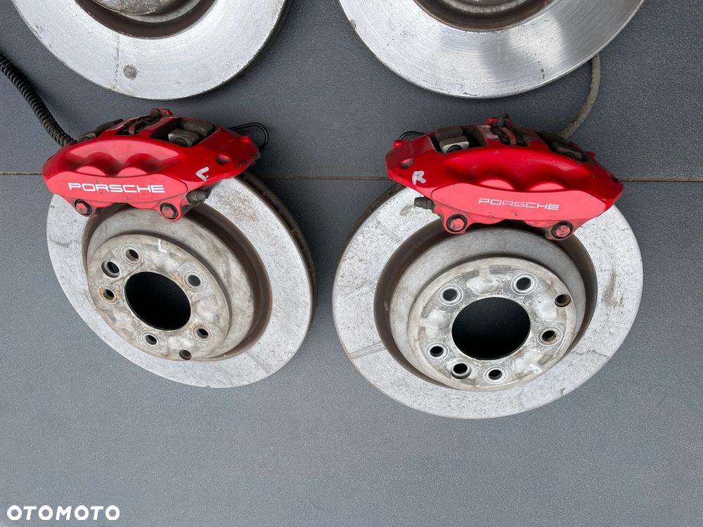 PORSCHE CAYENNE ZACISKI HAMULCOWE TARCZE KLOCKI KOMPLET BREMBO SPORT 4,8T GTS - 3